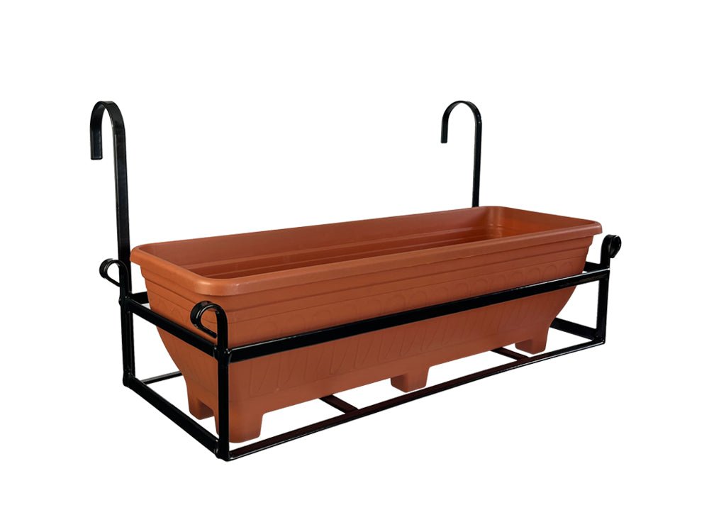 Balcony & Fence Trough Holder - Modern_Patio Planters