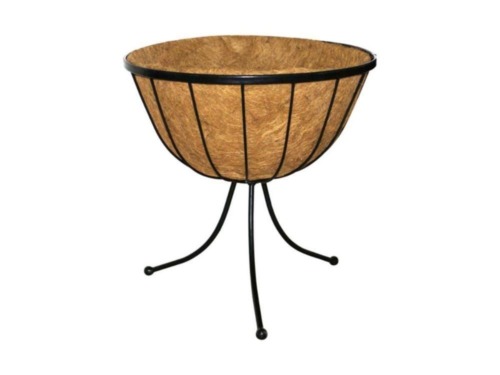 Floor Planter with 16" Basket & Liner – Garden Pride_Patio Planters