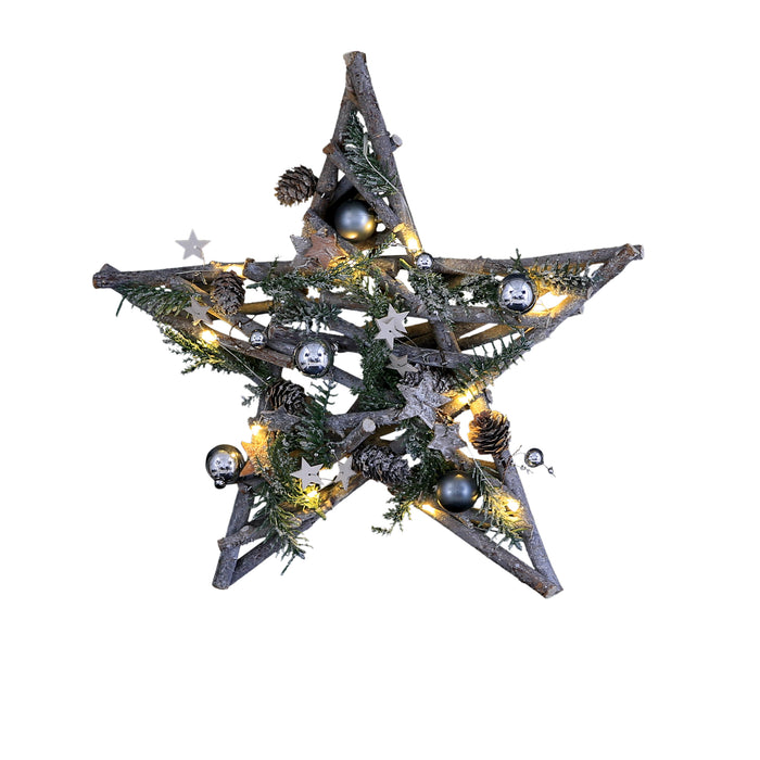 Woodland Christmas Star - Pine Design