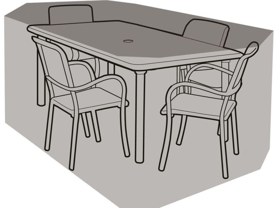 4 Seater Rectangular Table & Chairs Cover