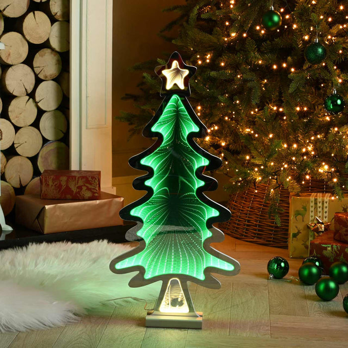 Christmas Tree Infinity Light - Indoor Christmas Decoration