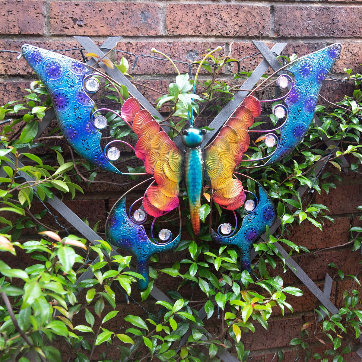 Metal Butterfly Garden Wall Ornament_Garden Ornaments