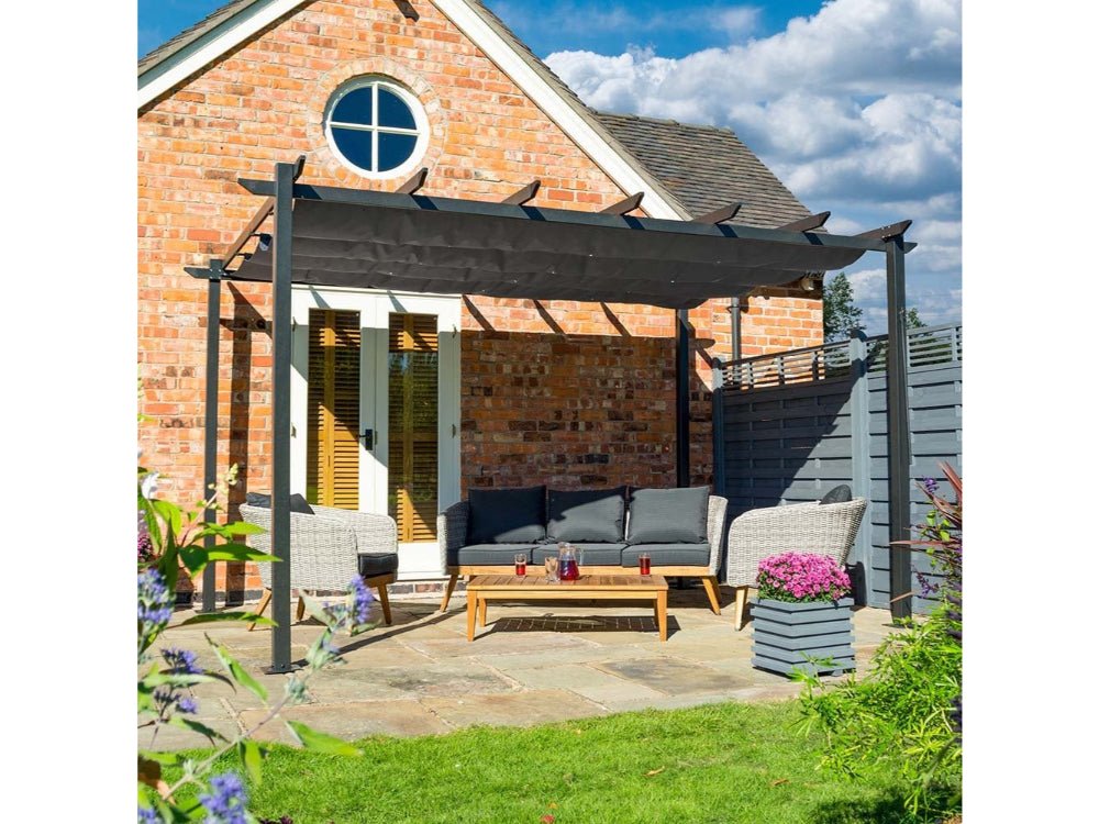 Venetian Grey Canopy 4×3_Garden Furniture