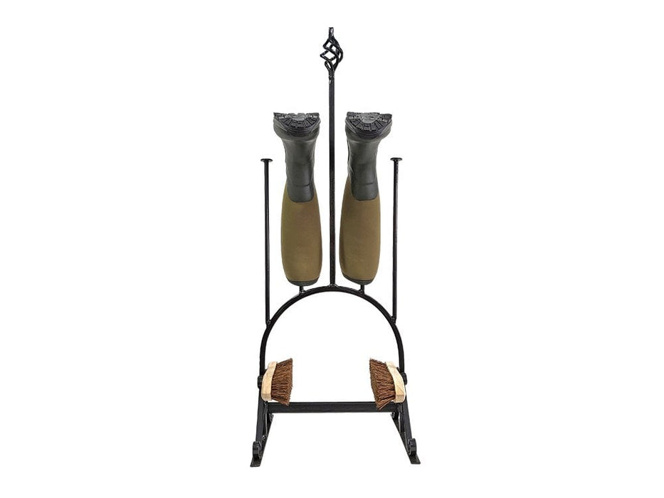 Boot Stand with Boot Brush - 2 Pair