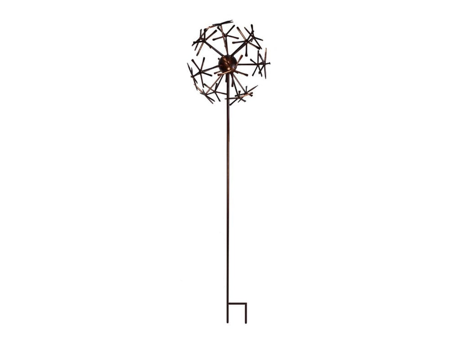 Copper Dandelion Decorative Stake