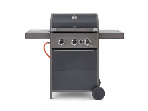 Stealth 3 Three Burner Porcelain Gas BBQ with Precision Thermometer