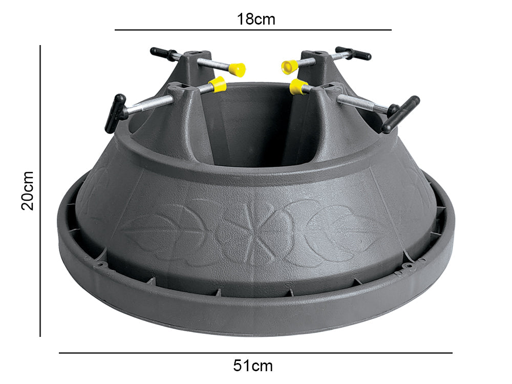 Round Plastic Christmas Tree Stand - The Volcano 10_Christmas Tree Stands