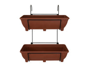 Double Balcony/Fence Holder - Decorative Planter Holder_Balcony Planters