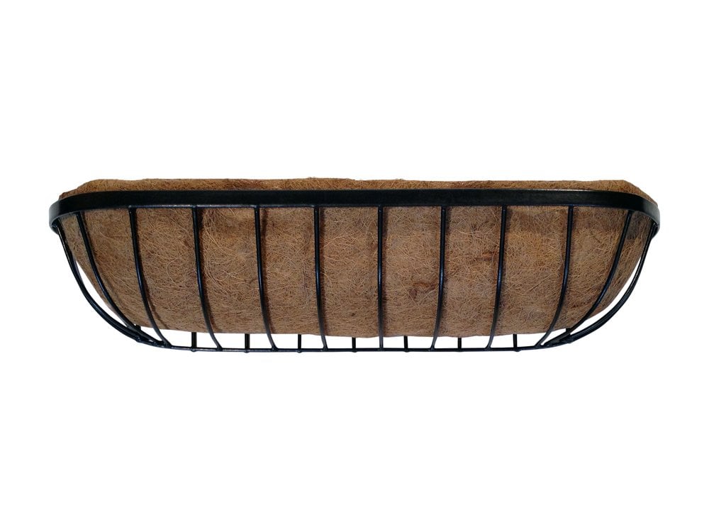Trough Planter / Manger Planter - Prelined with coco liner_Wall Mounted Planters