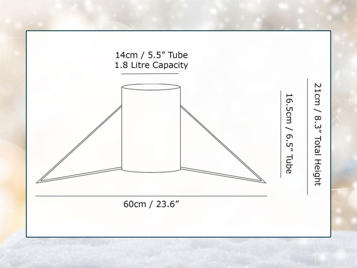 Scrolled Sussex Christmas Tree Stand - 3 legs_Christmas Tree Stands