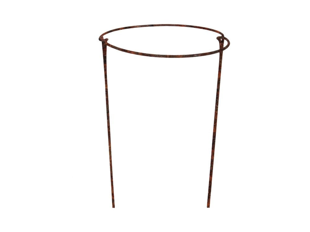 Bow Plant (Half Moon, Plant Support) Supports For Roses, Hydrangas, Etc - Strong Metal - UK MADE - Bare Metal Ready To Rust (pack Of 5) (15 X 34