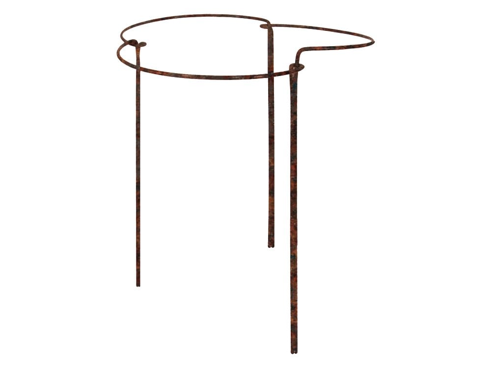 Rusty Bow Plant Supports - Raw Steel Designed to Rust_Bows Hoops Props & Twists