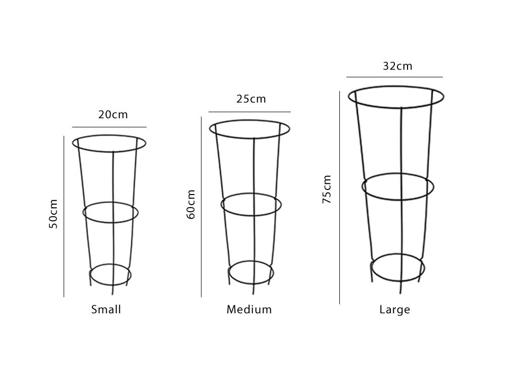 Conical Plant Supports_Cages & Grow Throughs Plant Supports