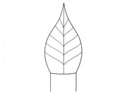 Freestanding Leaf Trellises_Garden Trellises