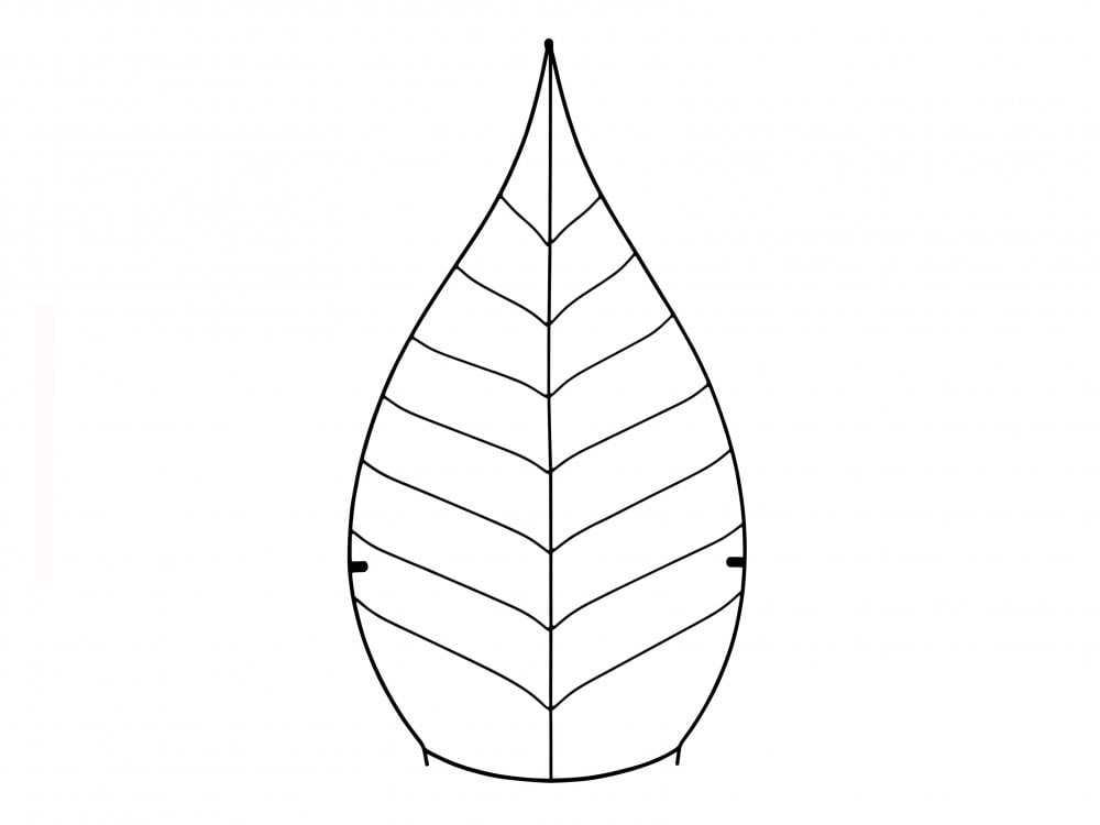 Wall Mounted Leaf Trellises_Garden Trellises