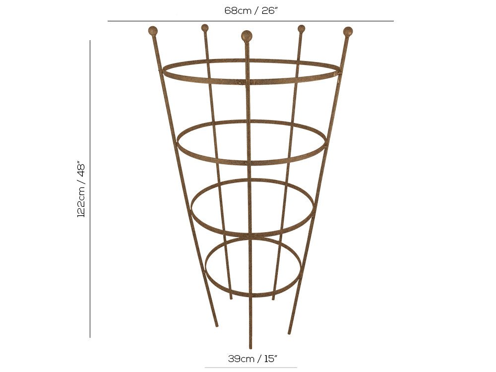 Extra Heavy Duty Peony Cage Plant Support - 5 single Legs_Cages & Grow Throughs Plant Supports