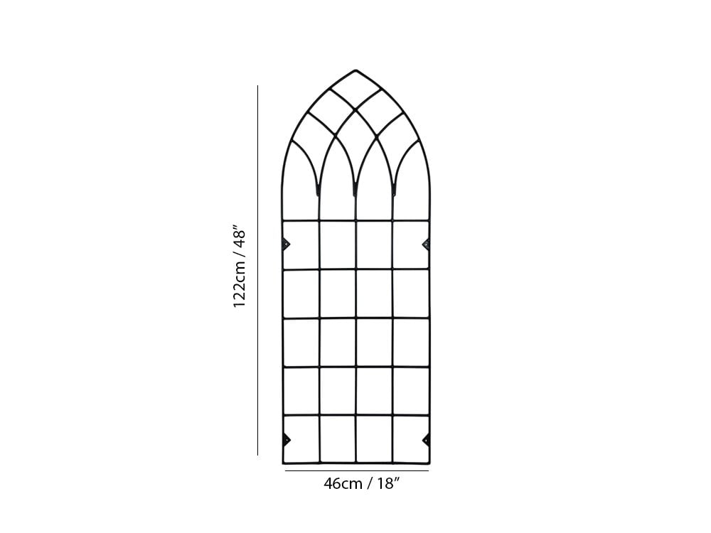 Gothic Trellis - Wall mounted_Garden Trellises