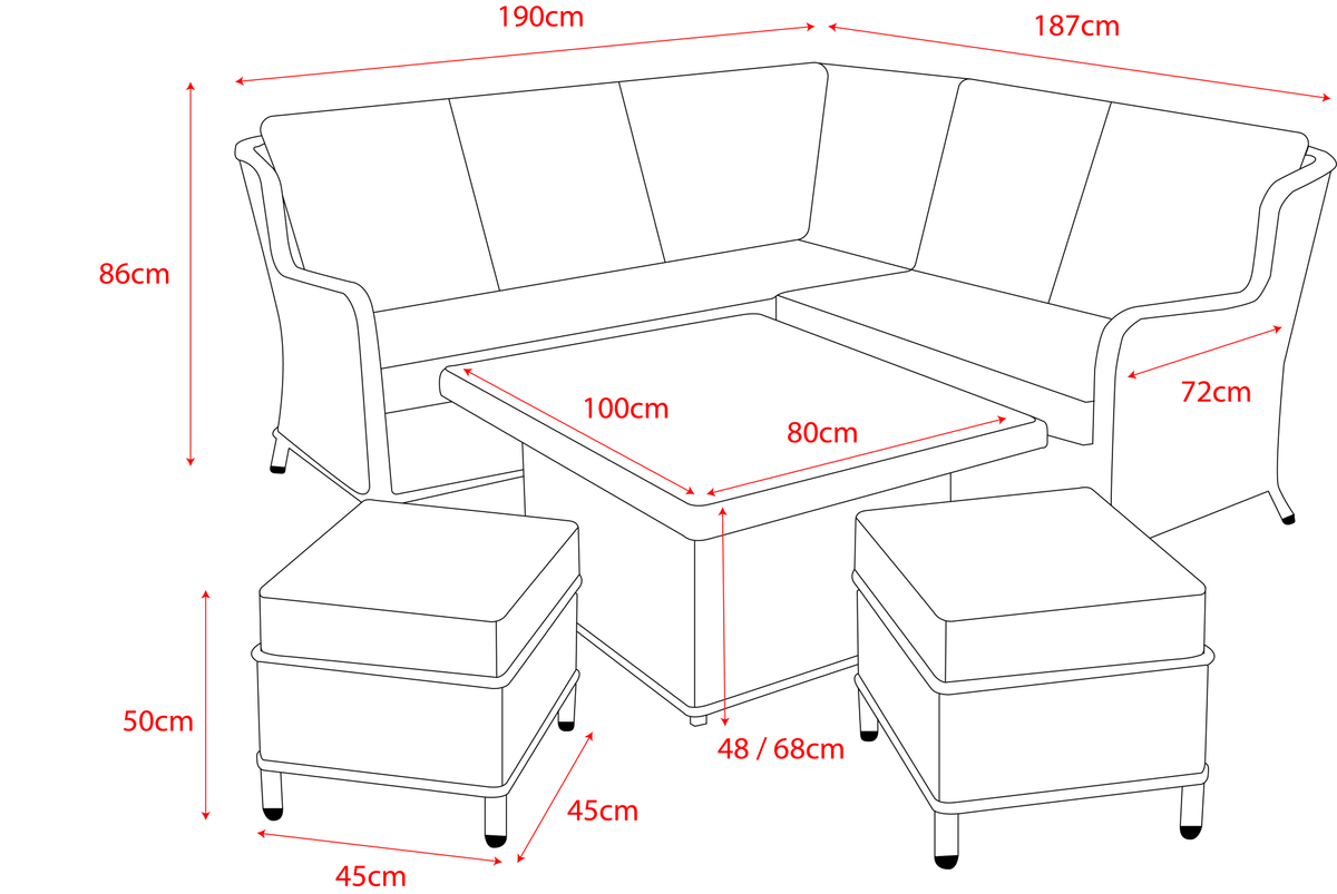 Wroxham Mini Corner_Garden Furniture