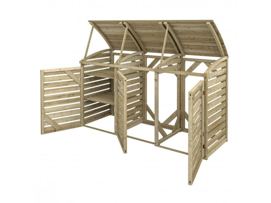 Classic Double Bin Store With Box Store_Bin Stores