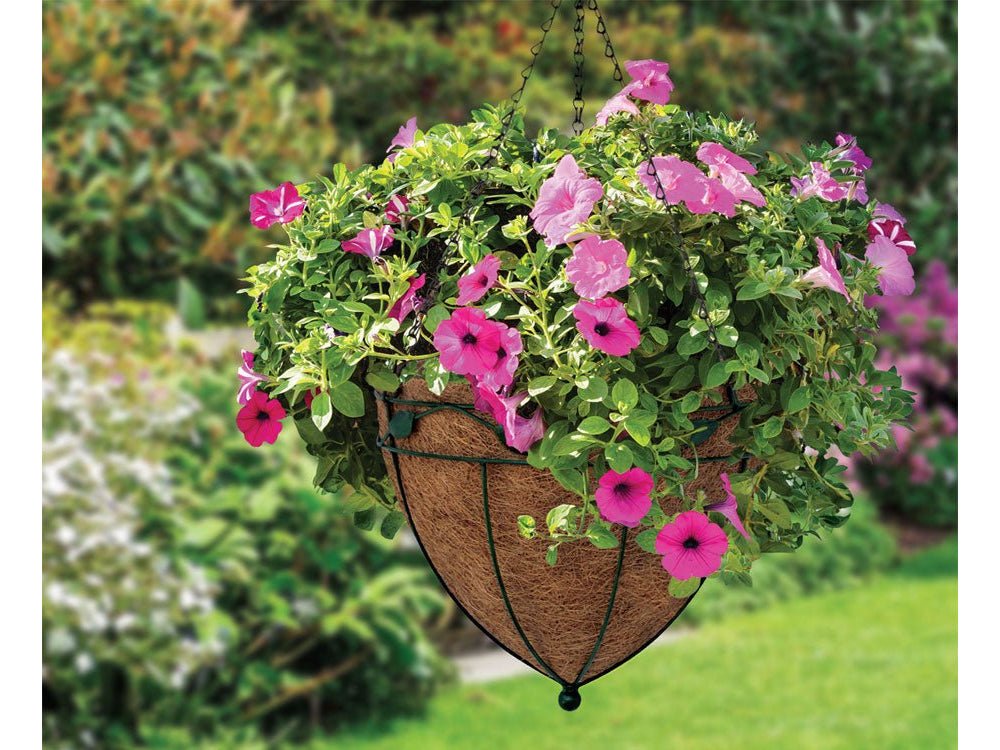 Hanging Basket Cone - Leaf Design_Hanging Baskets