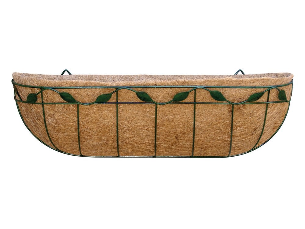 Trough Planter - Leaf Design_Wall Mounted Planters
