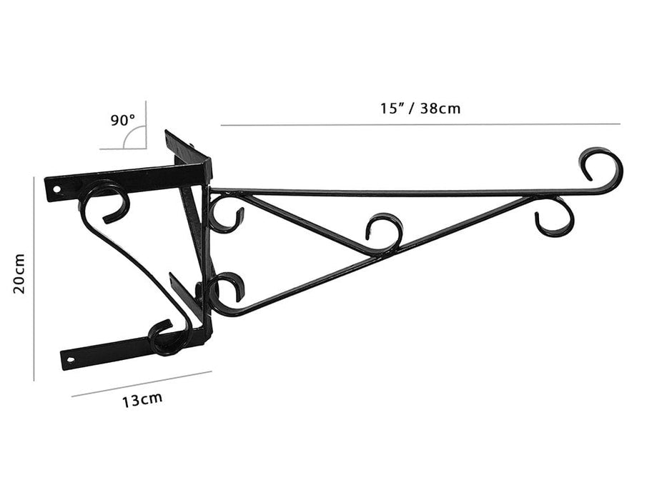 corner plant hanging bracket Corner Hanging Basket Bracket