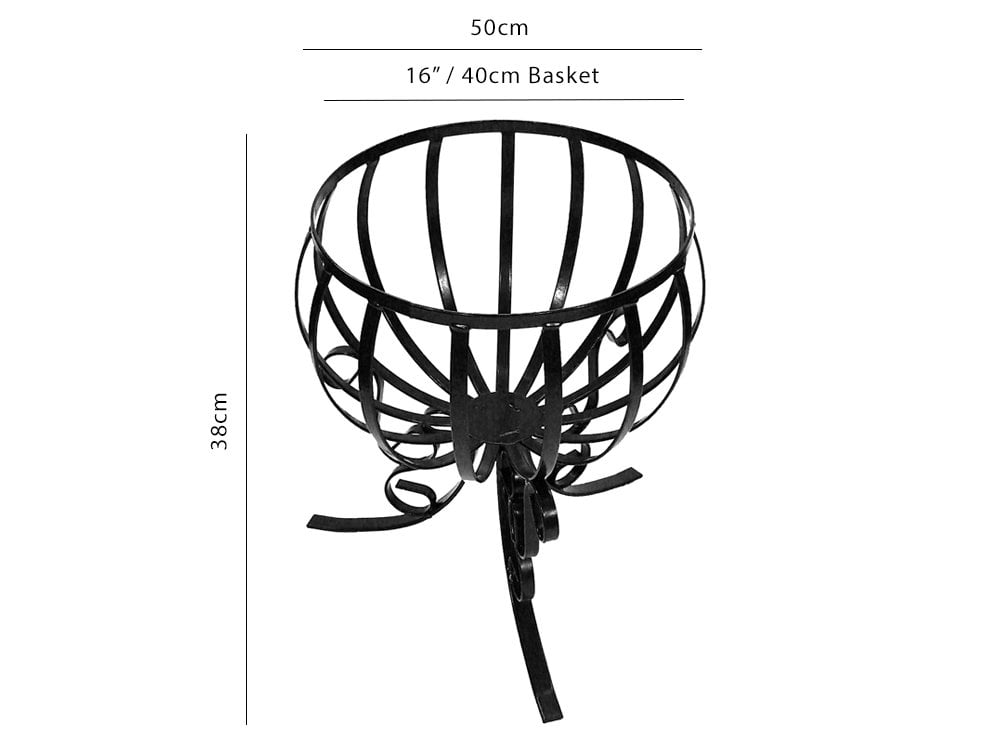 Scrolled Leg Cauldron Planter_Patio Planters