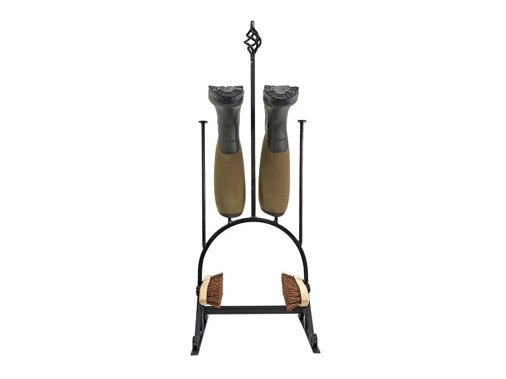 Boot Stand with Boot Brush - 2 Pair_Wellington Boot Stands