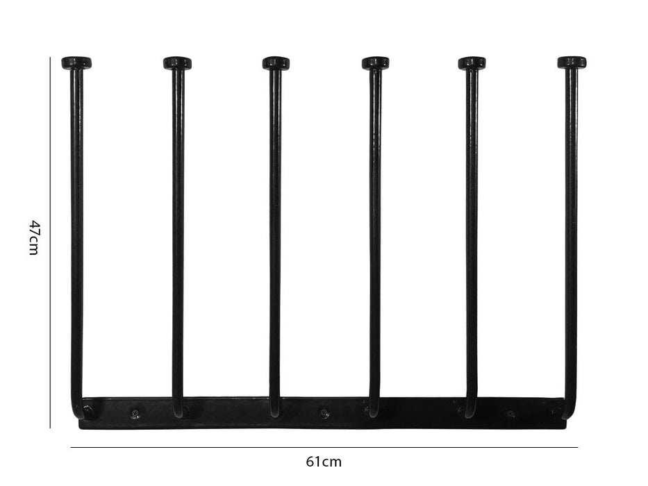 Wall Mounted Welly Boot Stands Pair Wellington Boot Rack