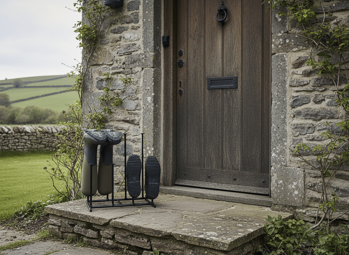 Compact 4 Pair (Wellington Boots & Walking Boots) - Garden Pride_Wellington Boot Stands
