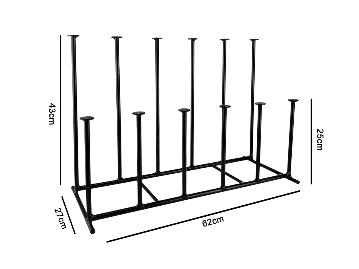 Compact 6 Pair (Wellington Boots & Walking Boots) - Garden Pride_Wellington Boot Stands