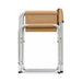 Folding Director’s Chair – Fabric with Silver Frame - Beige or Grey_Garden Chairs