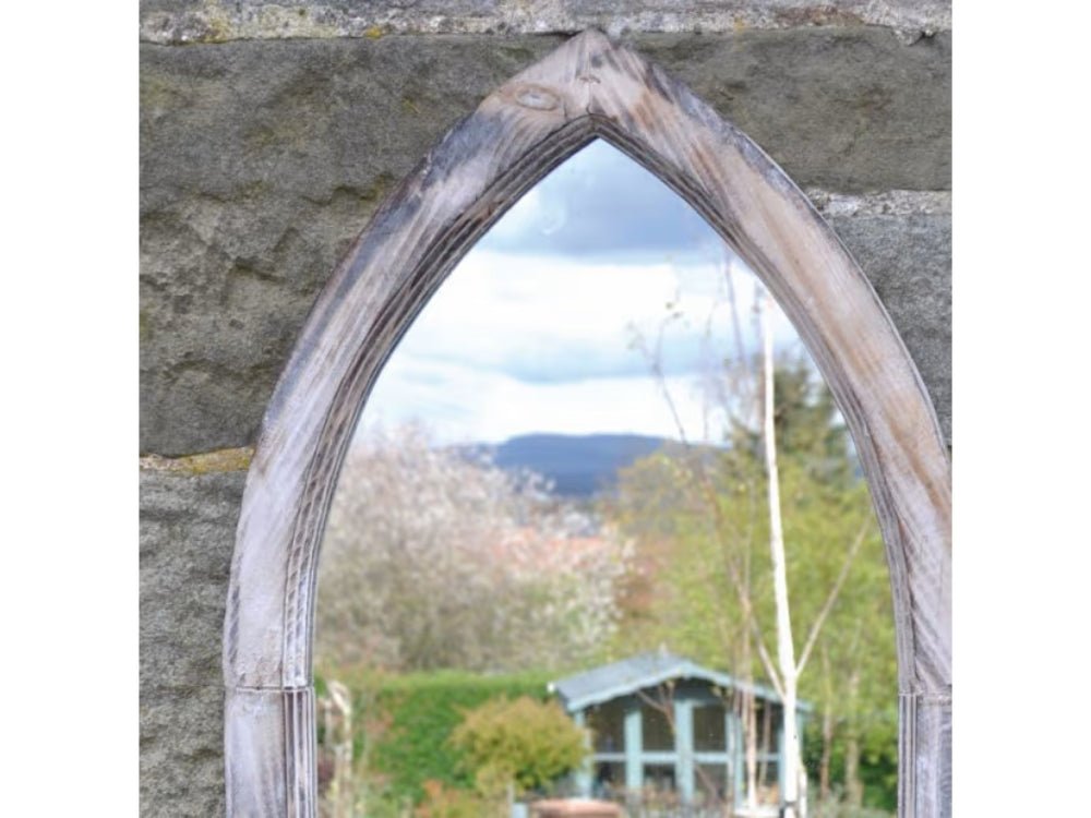 St Johns Gothic Garden Mirror_Garden Mirrors