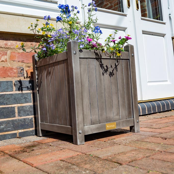 Alderley Grey Square Planter — Home & Garden Extras