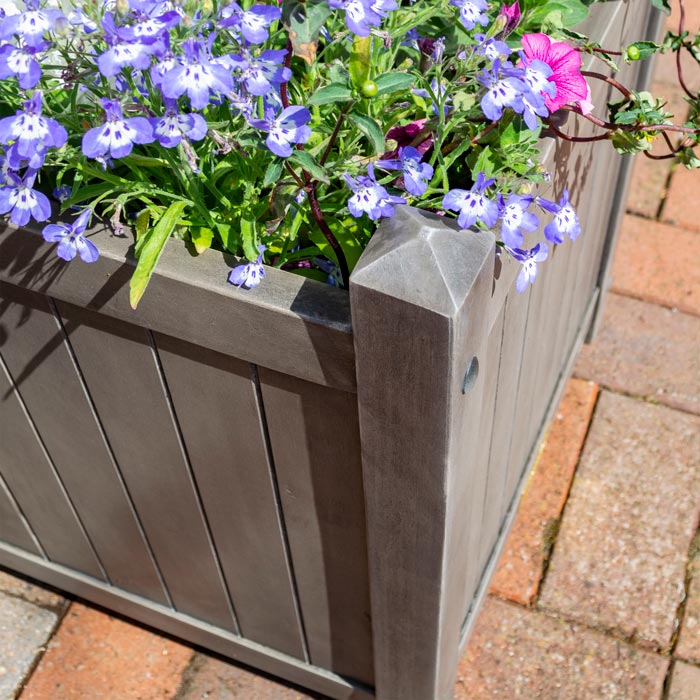 Alderley Grey Square Planter — Home & Garden Extras
