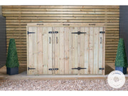Chatburn 2 Wheelie Bin & (2, 4 or 6) Recycle Box Store