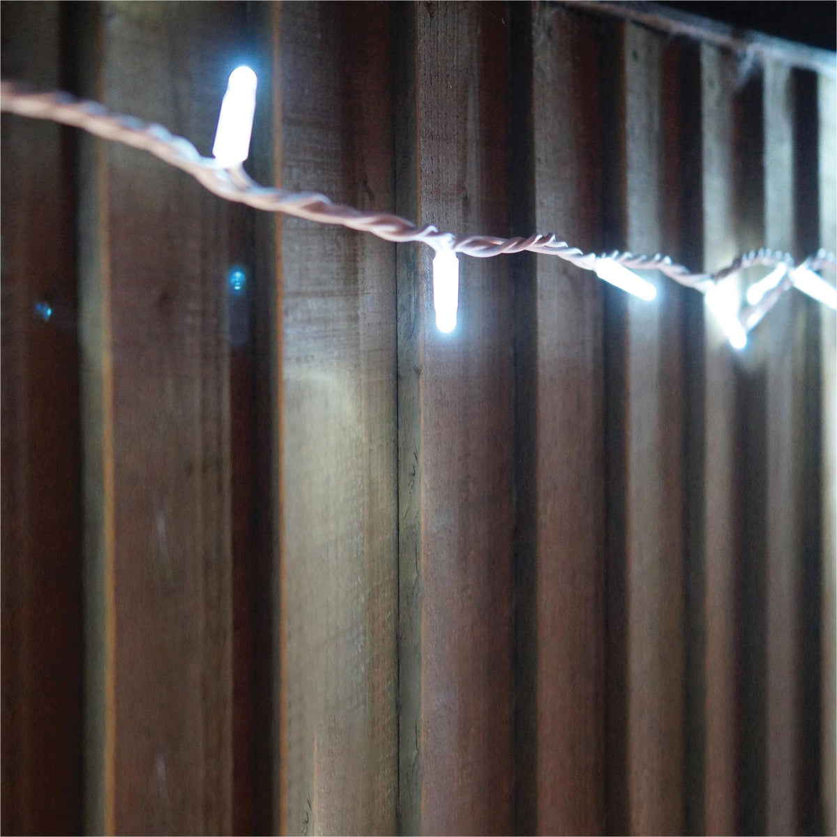 Eagle Connect LED String Lights With White Rubber Cable