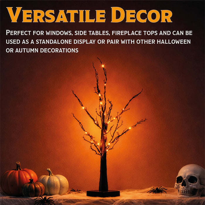 Fxlab Halloween Black Glitter Tree - feature detail 4