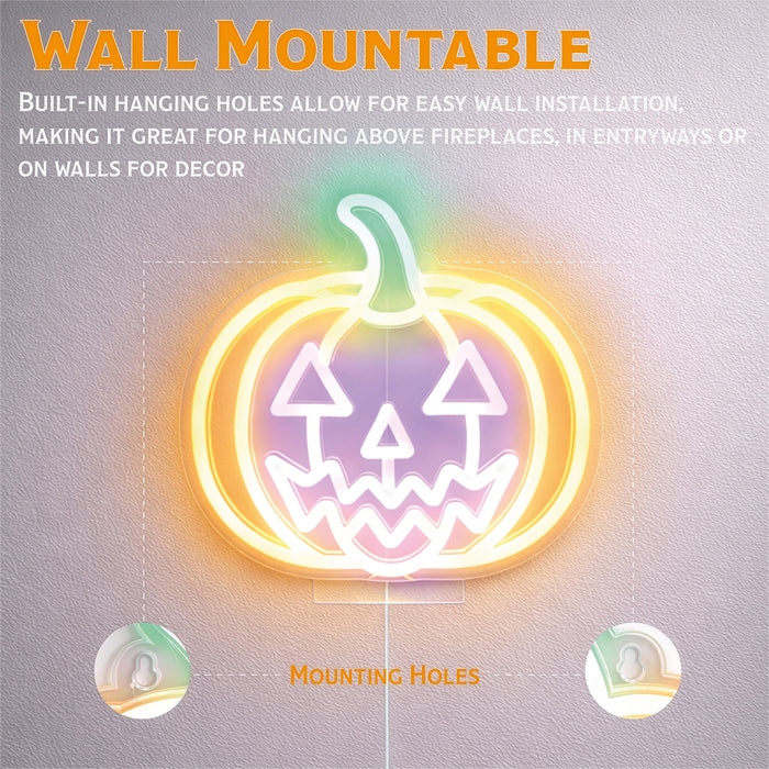 Fxlab Halloween Pumpkin Neon Light - feature detail 2