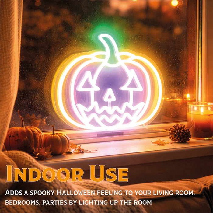 Fxlab Halloween Pumpkin Neon Light - feature detail 3