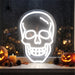 Fxlab Halloween skull silhouette neon light, indoor USB decoration