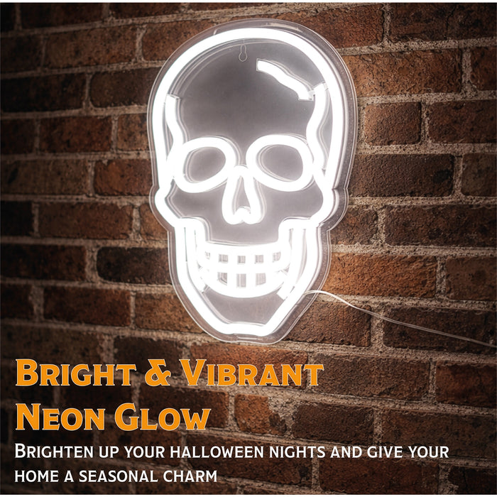 Fxlab Halloween Skull Neon Light - feature detail 1
