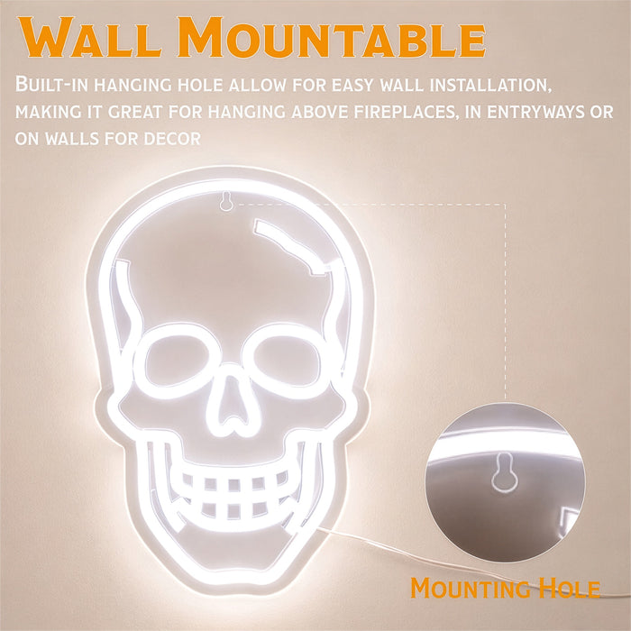 Fxlab Halloween Skull Neon Light - feature detail 2