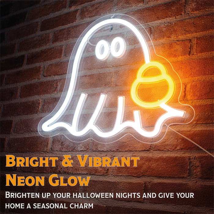 Fxlab Halloween Ghost Neon Light - feature detail 1
