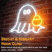 Fxlab Halloween Ghost Neon Light - feature detail 1