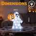Fxlab Ghost with Pumpkin Outdoor Decoration - dimensions and measurements