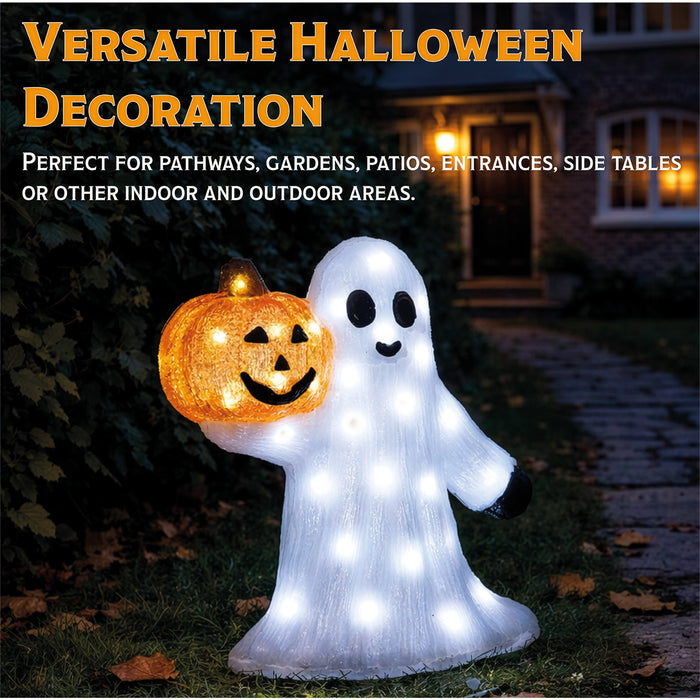 Fxlab Ghost with Pumpkin Outdoor Decoration - feature detail 4