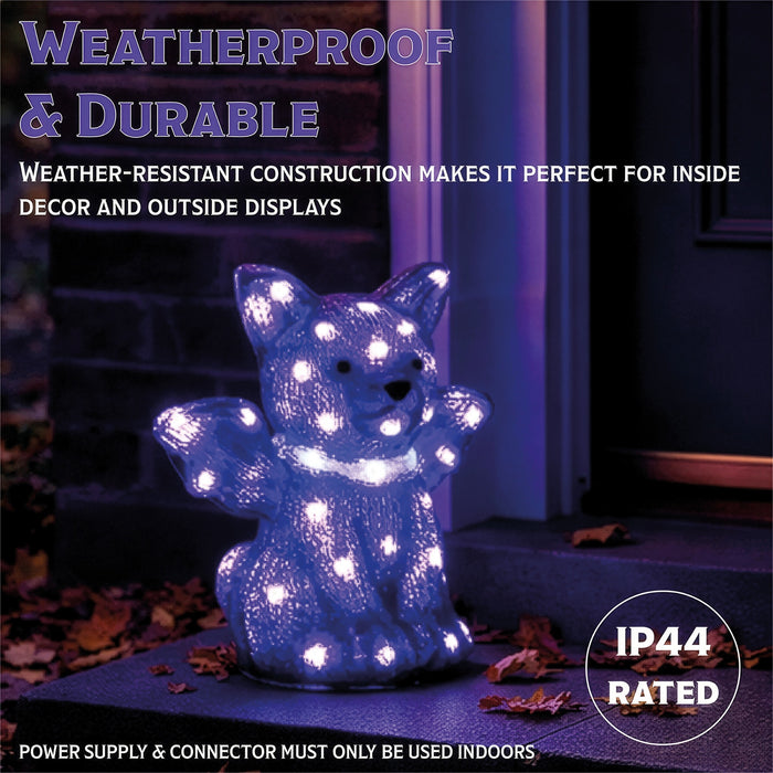 Fxlab Purple Bat Outdoor Decoration - feature detail 2
