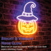 Fxlab Halloween Pumpkin Neon Light 26x38cm - feature detail 1