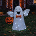 Fxlab foldable flying ghost outdoor Halloween decoration with 80 white LEDs